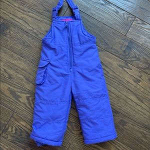Girl Infant/Toddlwe snow pants
